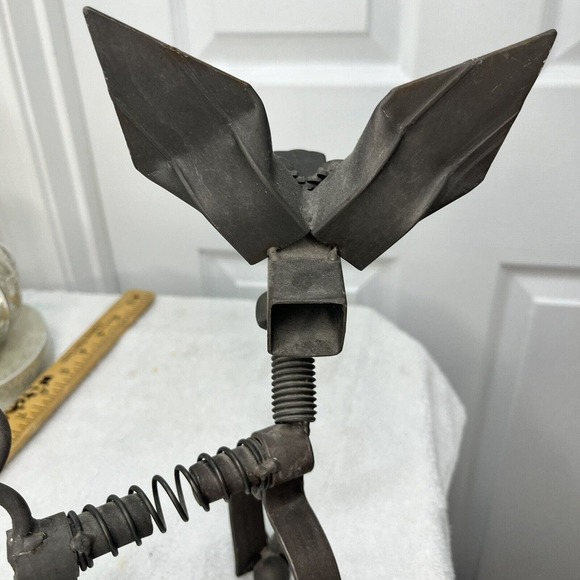 Chihuahua Dog  Metal Tool Parts Welding Nuts Bolts Sculpture Art Decor 11” Taco - Picture 13 of 15